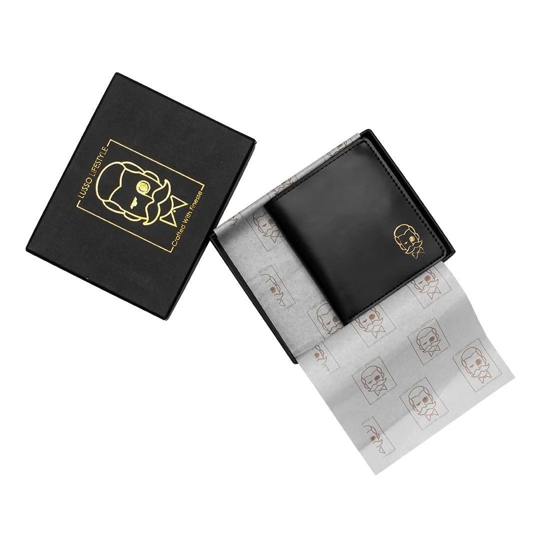 PLATO BLACK | Compact Wallet