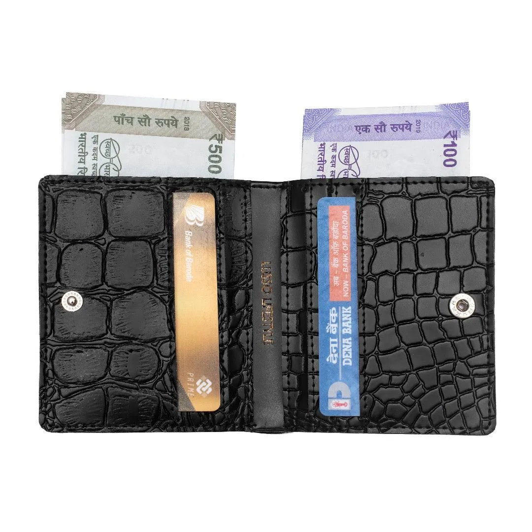 PLATO BLACK | Compact Wallet