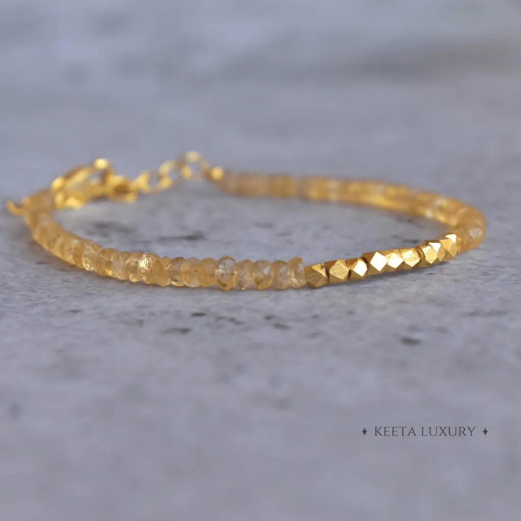 Positivity & Optimism - Citrine Bracelets