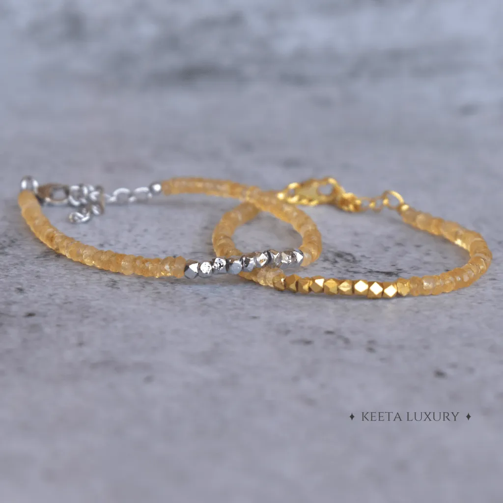 Positivity & Optimism - Citrine Bracelets