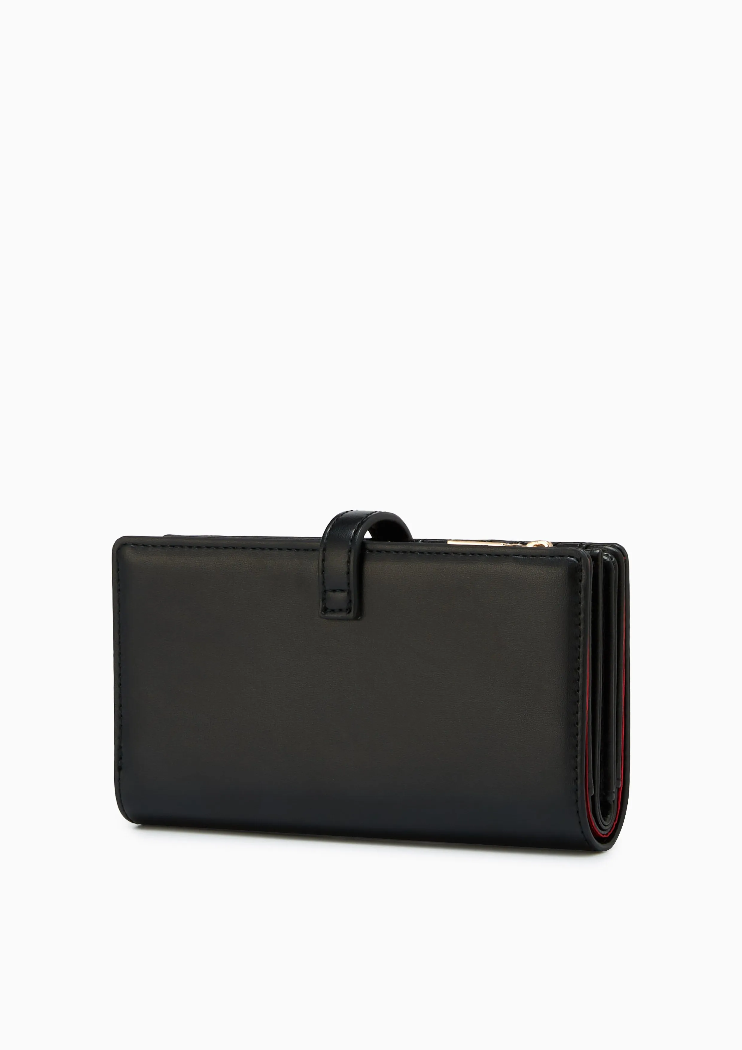 Re-Edit Lucky Semi Long Wallet Black