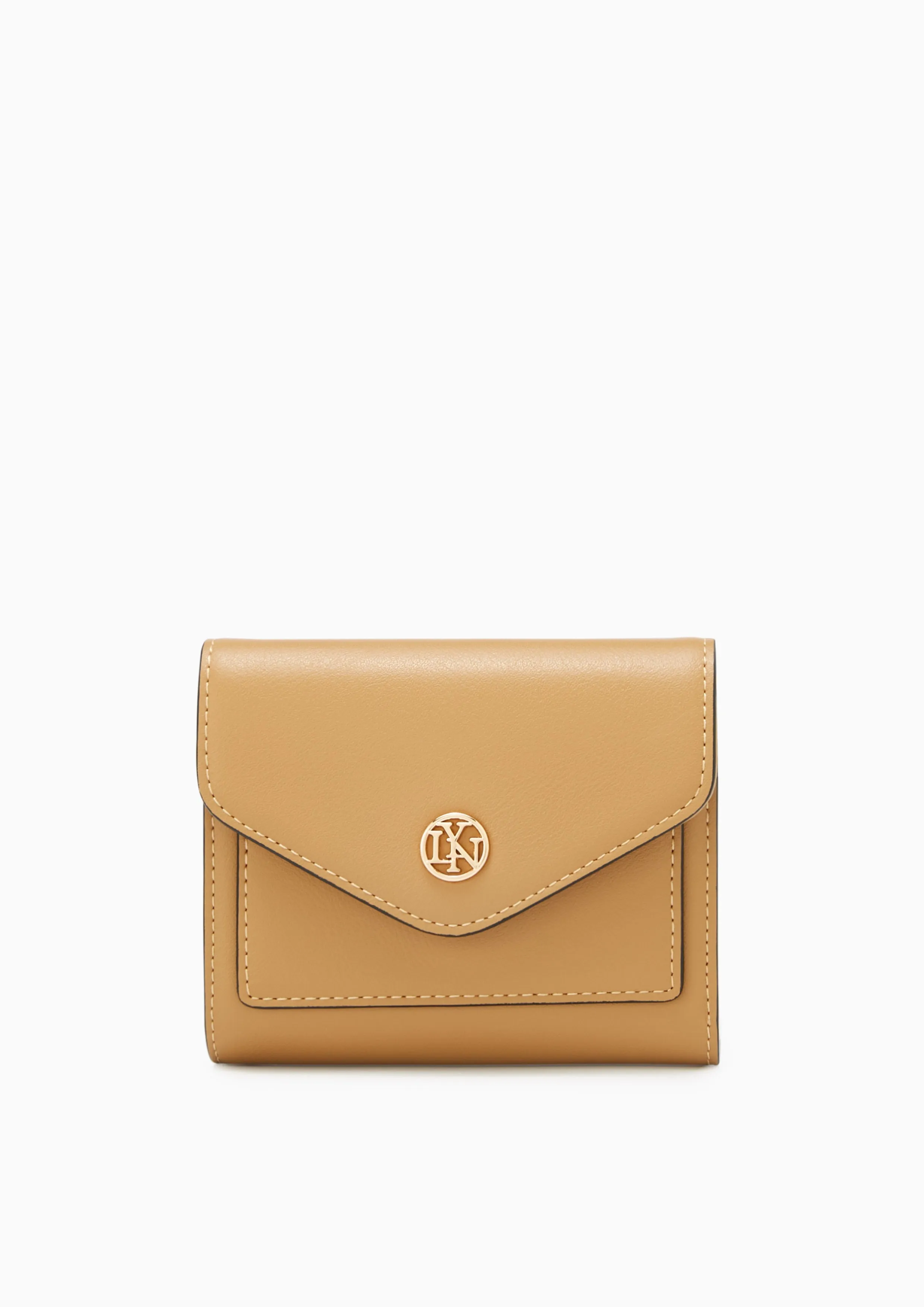 Riley Short Wallet Beige