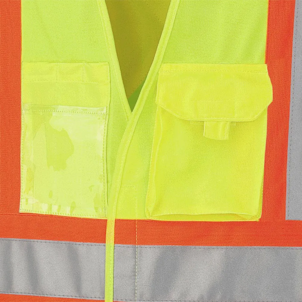 Safety Vest - Pioneer Hi-Viz Yellow/Green Tricot Poly Safety Vest, 131