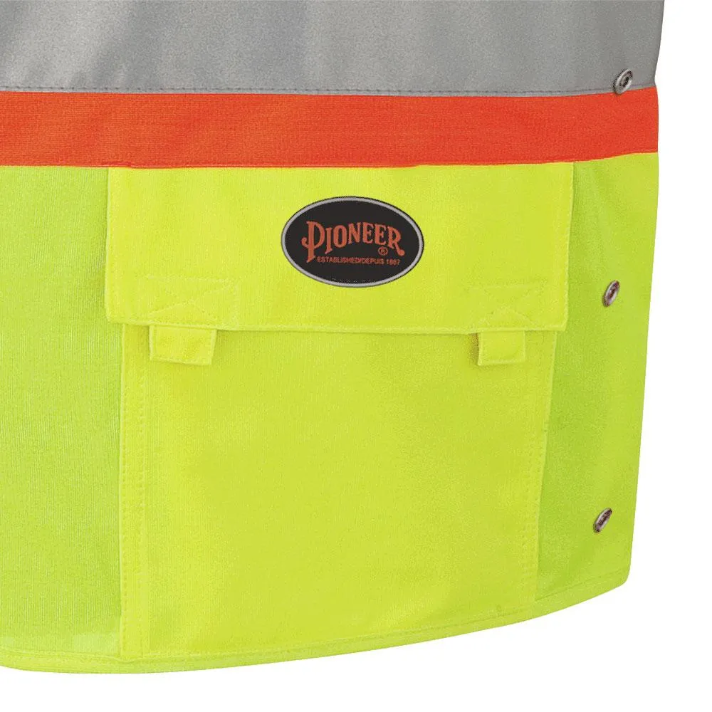 Safety Vest - Pioneer Hi-Viz Yellow/Green Tricot Poly Safety Vest, 131