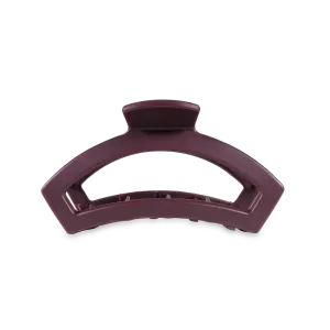 Small Teleties Open Claw Clip - Burgundy Bliss