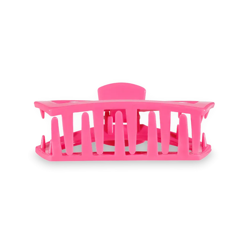 Small Teleties Open Claw Clip - Paradise Pink