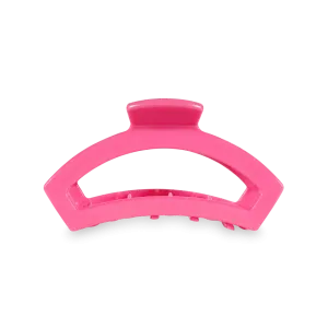 Small Teleties Open Claw Clip - Paradise Pink