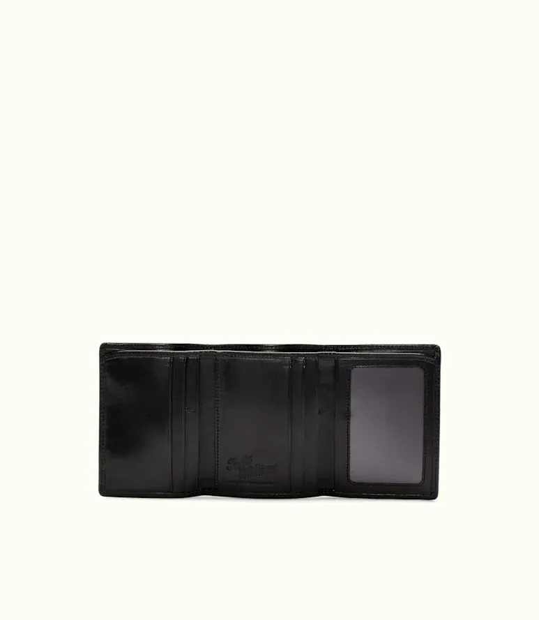 Small Tri-Fold Wallet - Black