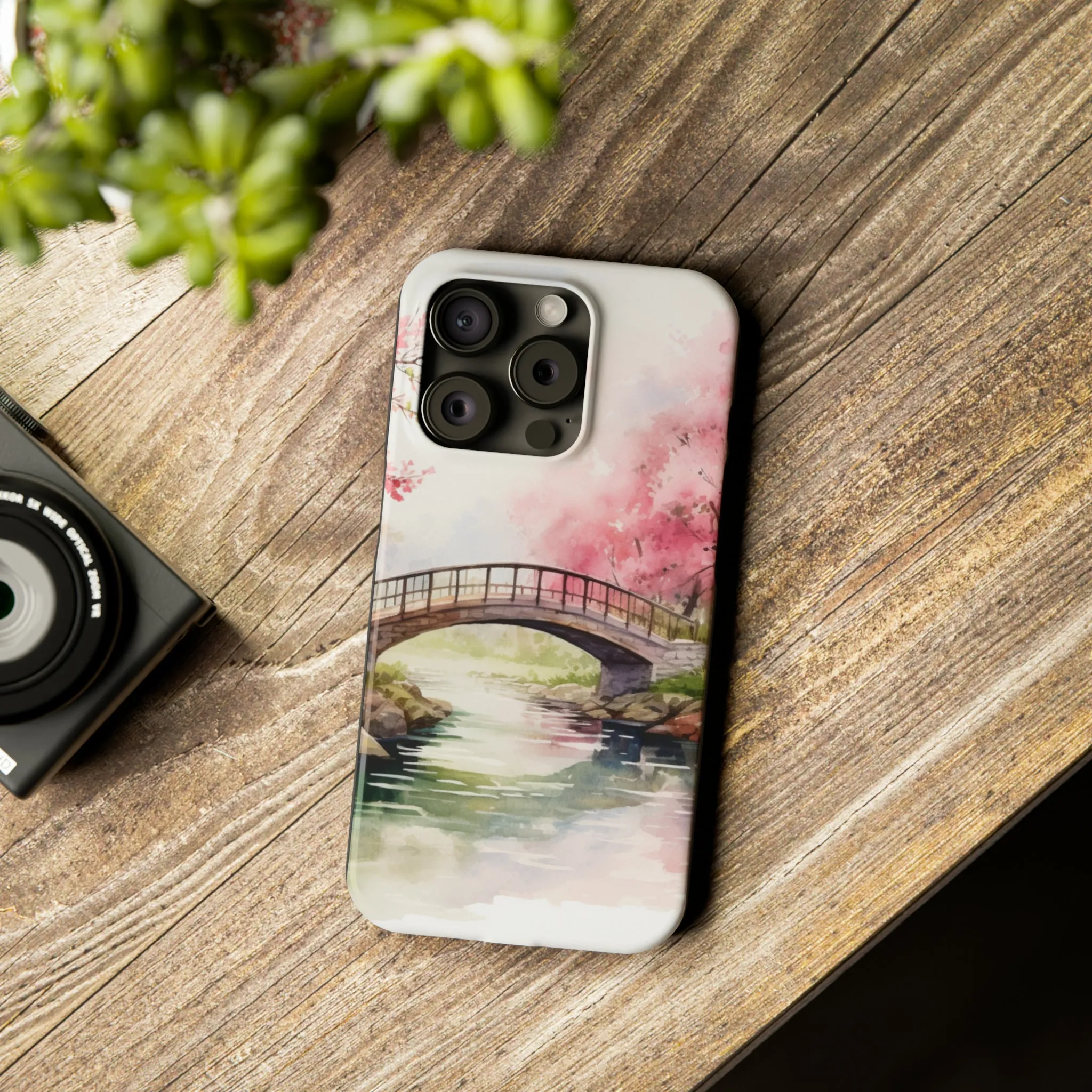 Spring Bridge iPhone 15 Phone Cases