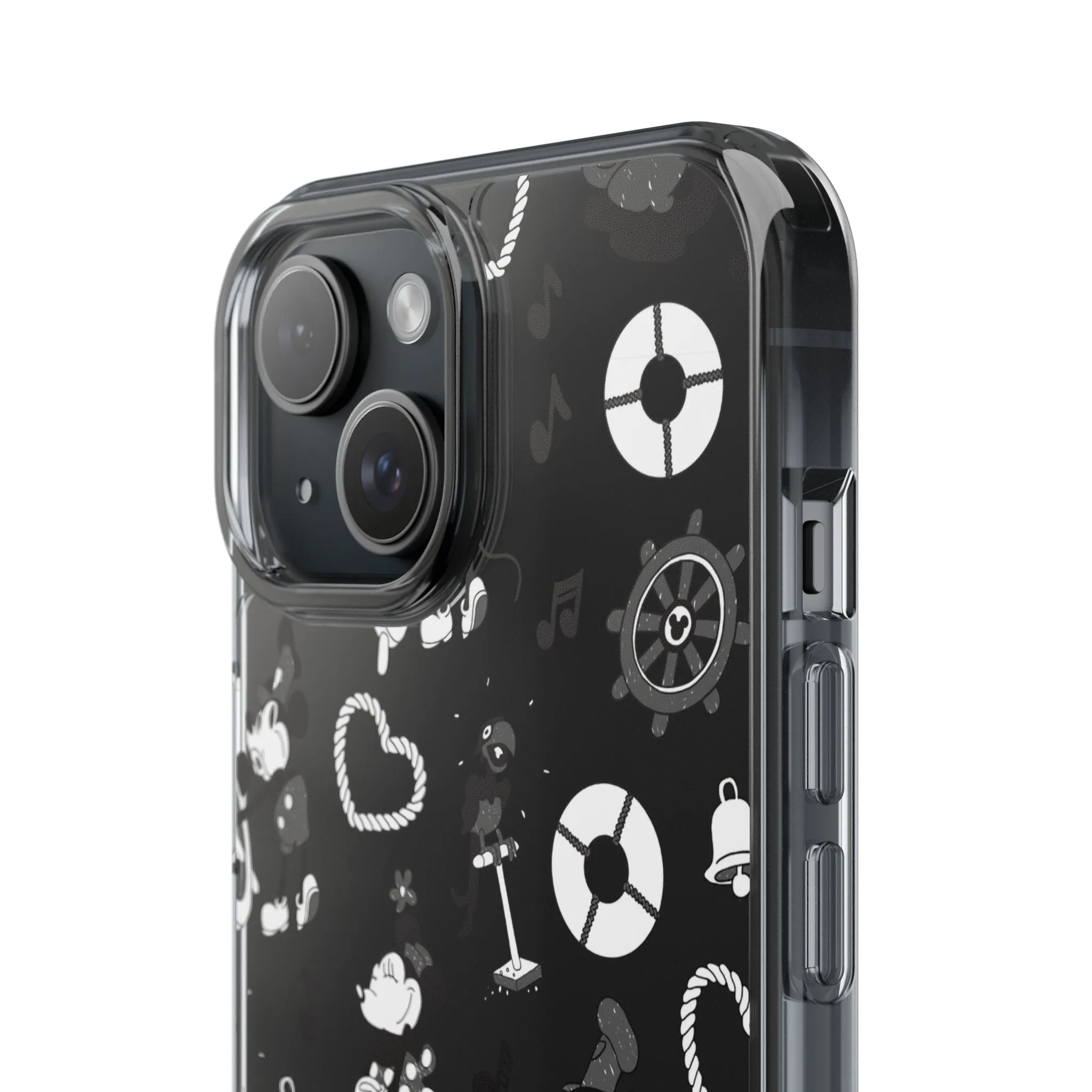 Steamboat Willie Clear Phone Case! Disney Inspired Hand drawn Unique Disneyland Magic Kingdom Gift