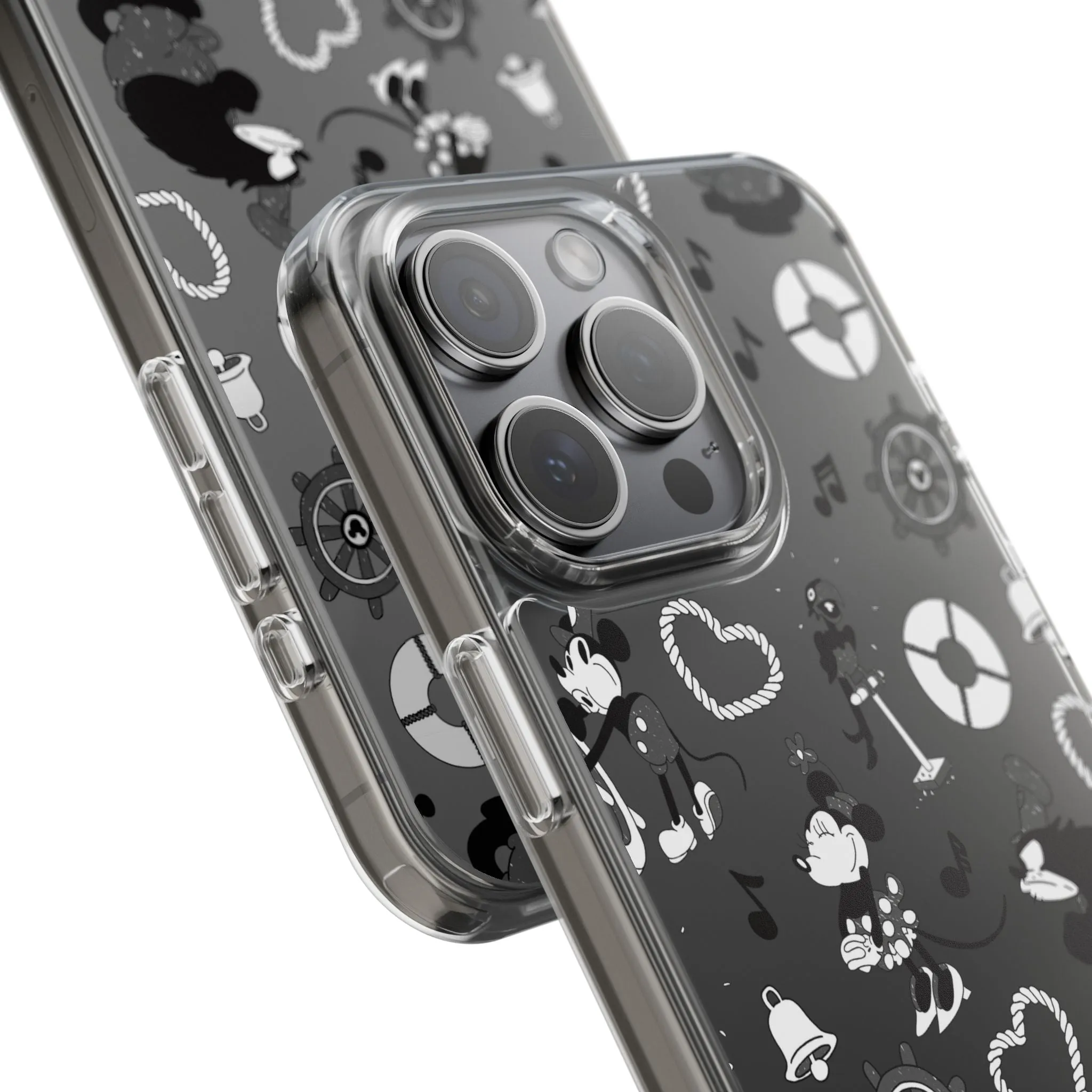 Steamboat Willie Clear Phone Case! Disney Inspired Hand drawn Unique Disneyland Magic Kingdom Gift