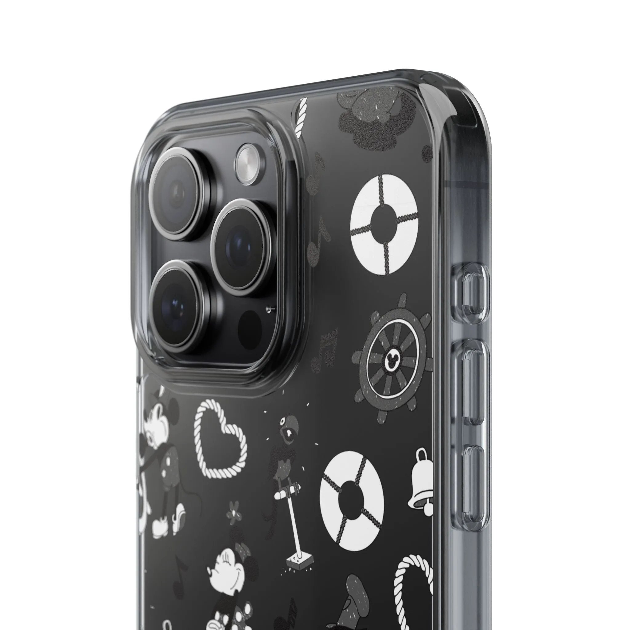 Steamboat Willie Clear Phone Case! Disney Inspired Hand drawn Unique Disneyland Magic Kingdom Gift