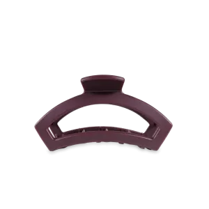 Tiny Teleties Open Claw Clip - Burgundy Bliss