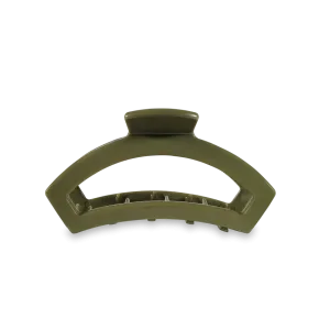 Tiny Teleties Open Claw Clip - Olive