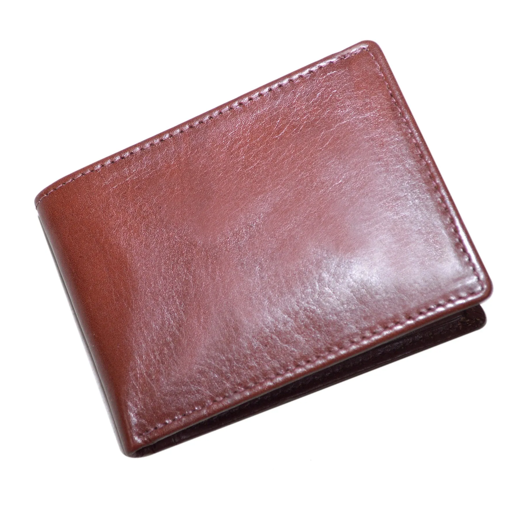 Touro Signature Leather Wallets Veg Tanned Slim ID Wallet