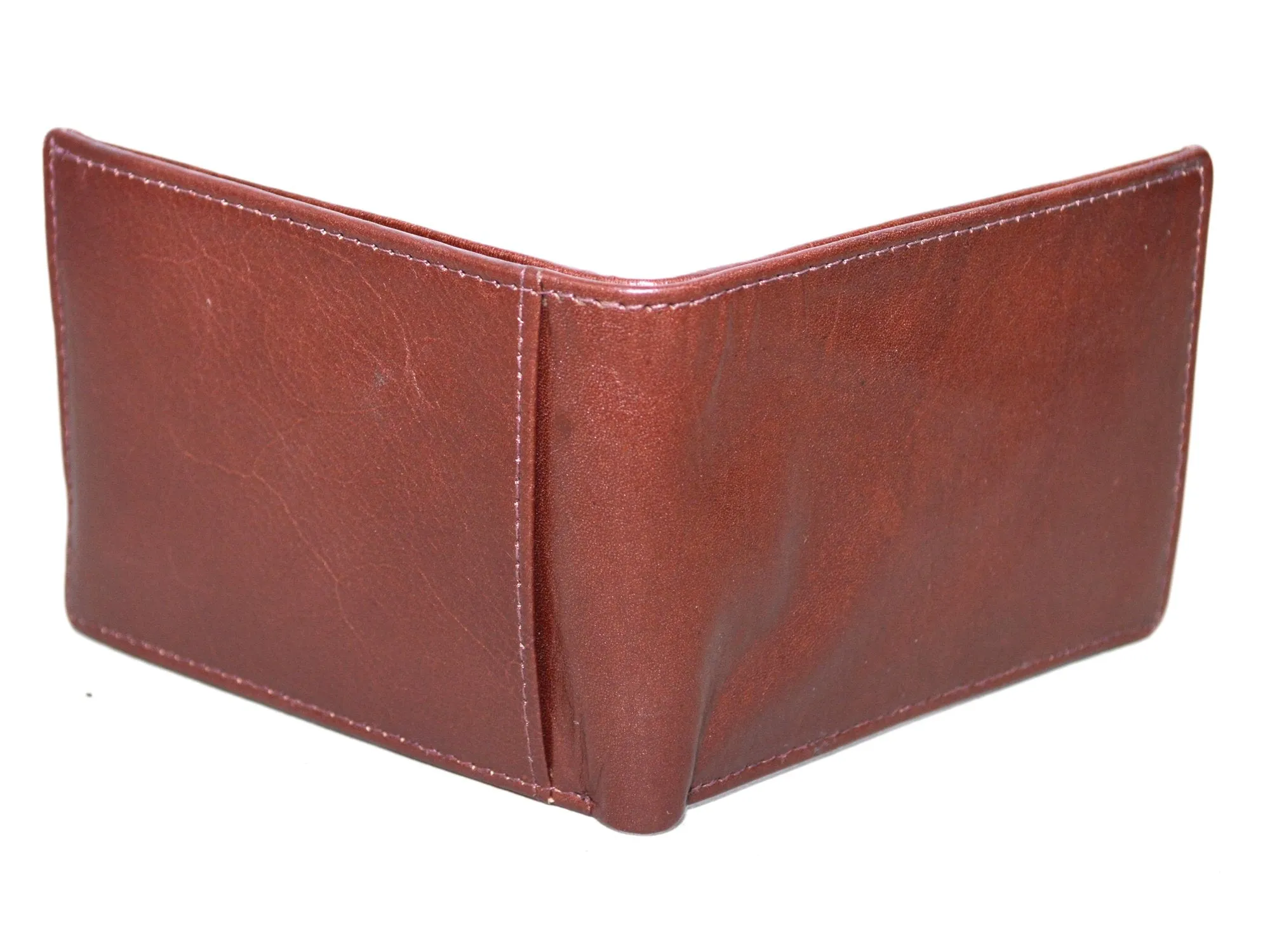 Touro Signature Leather Wallets Veg Tanned Slim ID Wallet