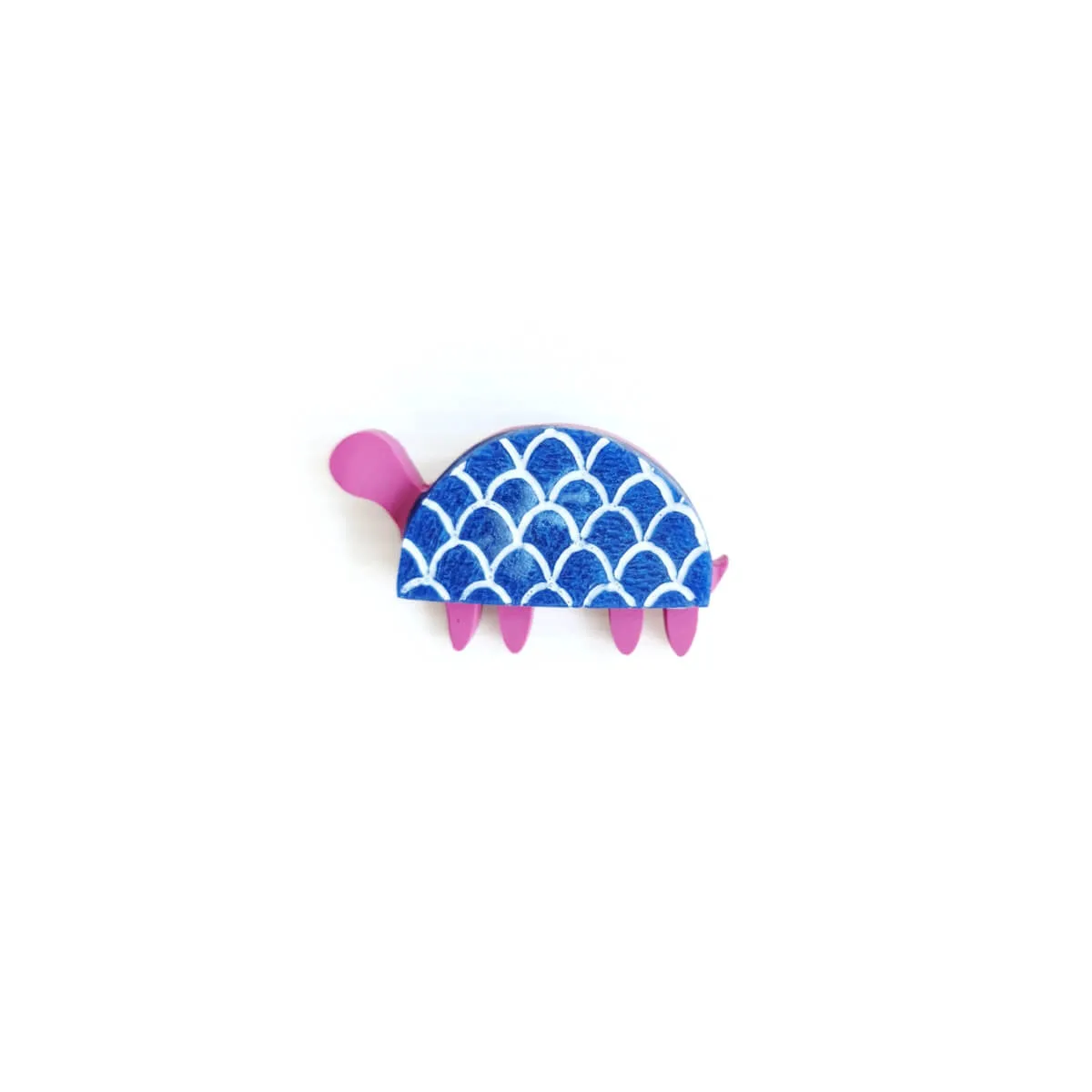 Turtle Pink -  Sapphire Brooch