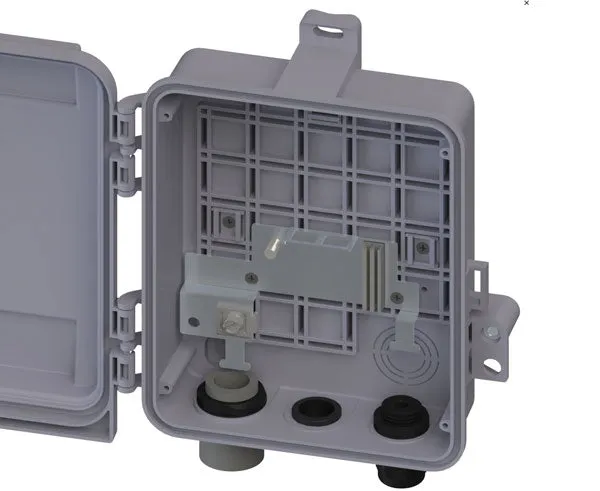 Wall Mount Fiber Enclosure, Indoor/Outdoor