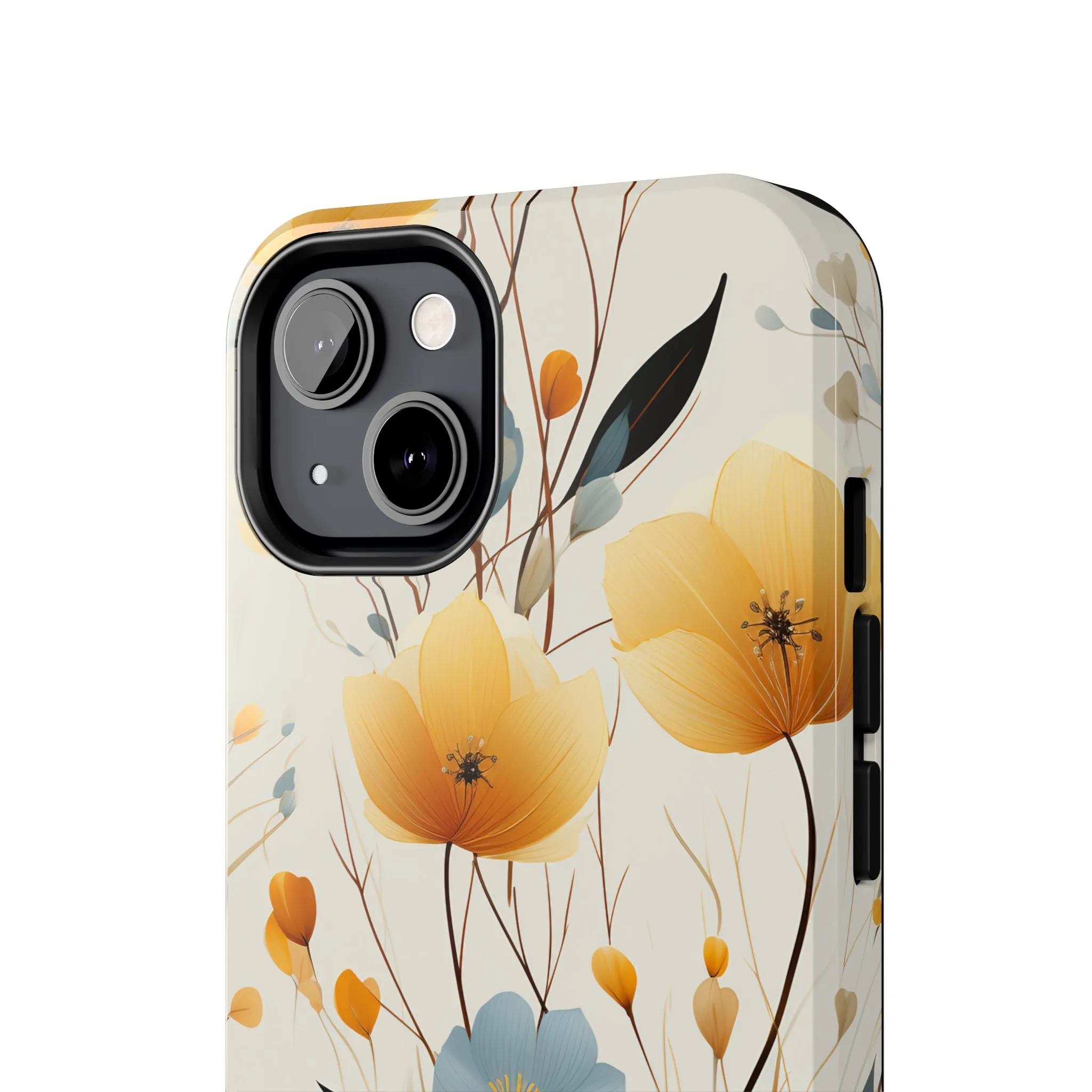 Wildflowers Muted Tones Digital print Design Tough Phone Case compatible with a large variety of iPhone models, Gift, Phone Case