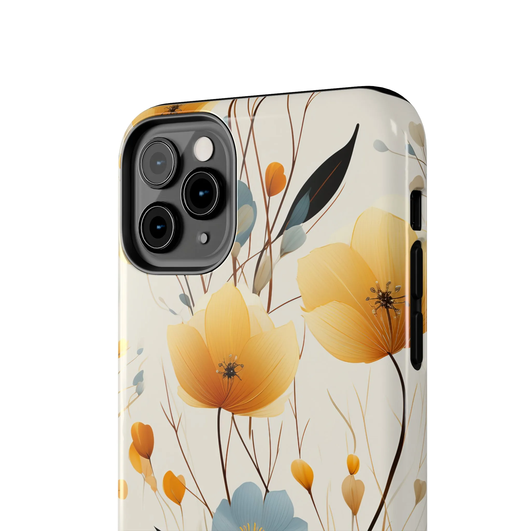 Wildflowers Muted Tones Digital print Design Tough Phone Case compatible with a large variety of iPhone models, Gift, Phone Case