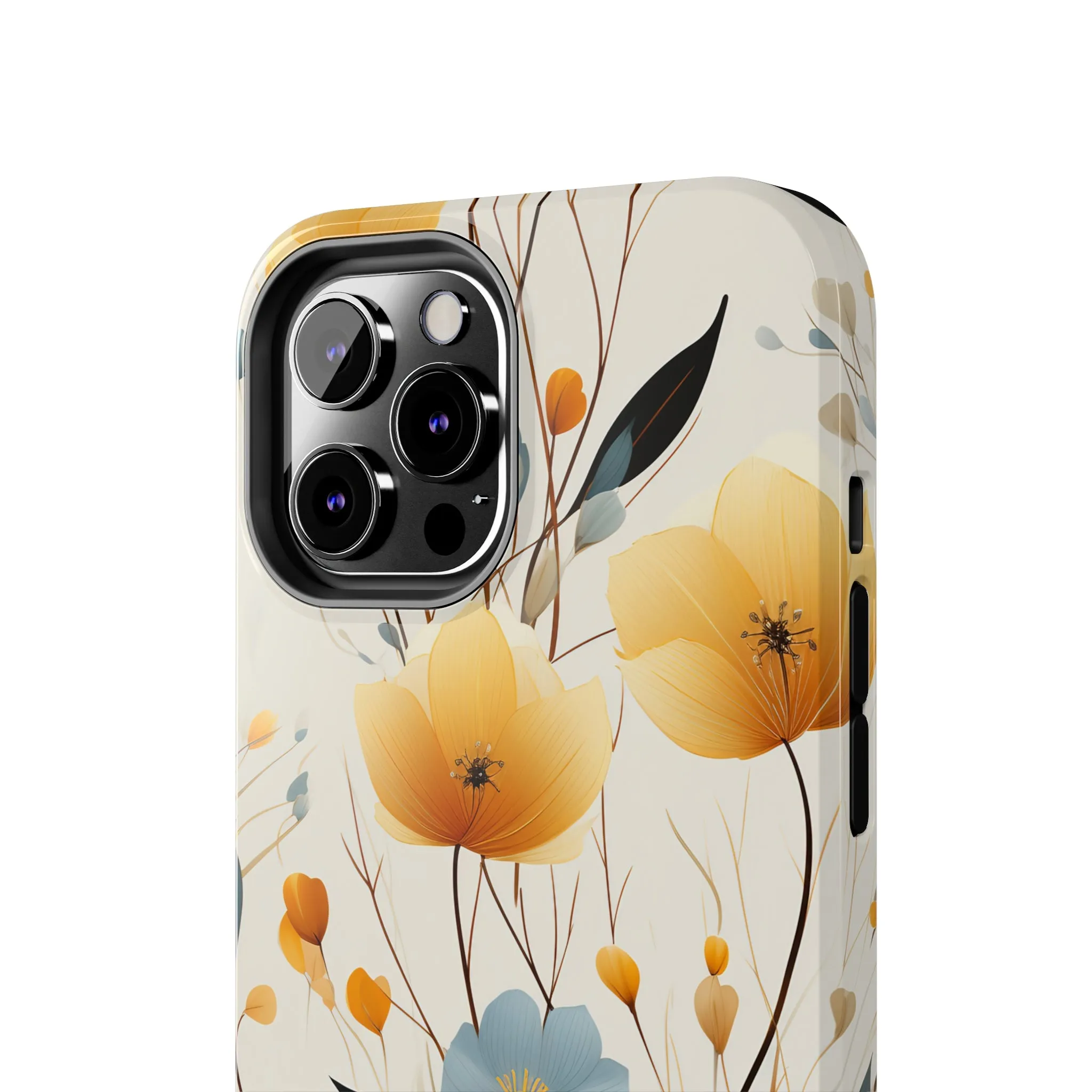 Wildflowers Muted Tones Digital print Design Tough Phone Case compatible with a large variety of iPhone models, Gift, Phone Case